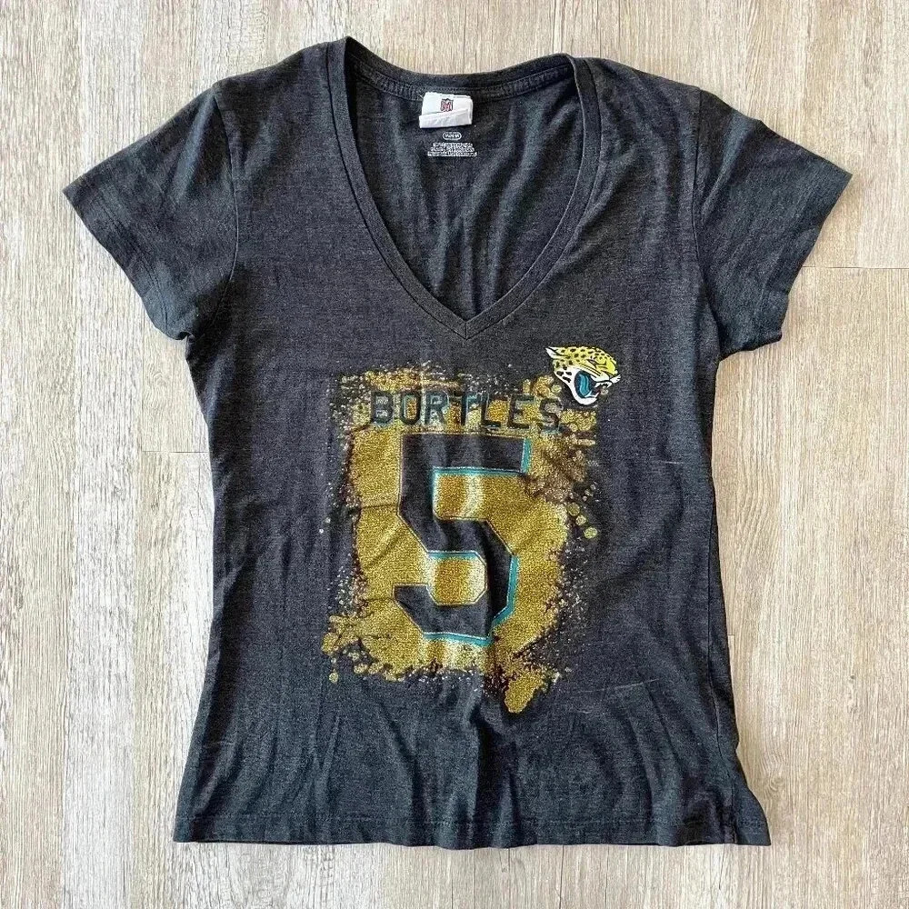 Womens NFL Jacksonville Jaguars Bortles Grey Shirt - M